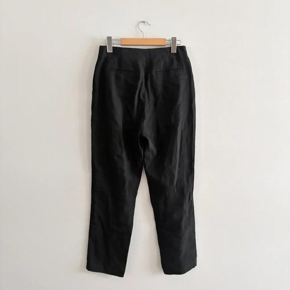 Aritzia Wilfred Linen Blend Pant Black Size 6